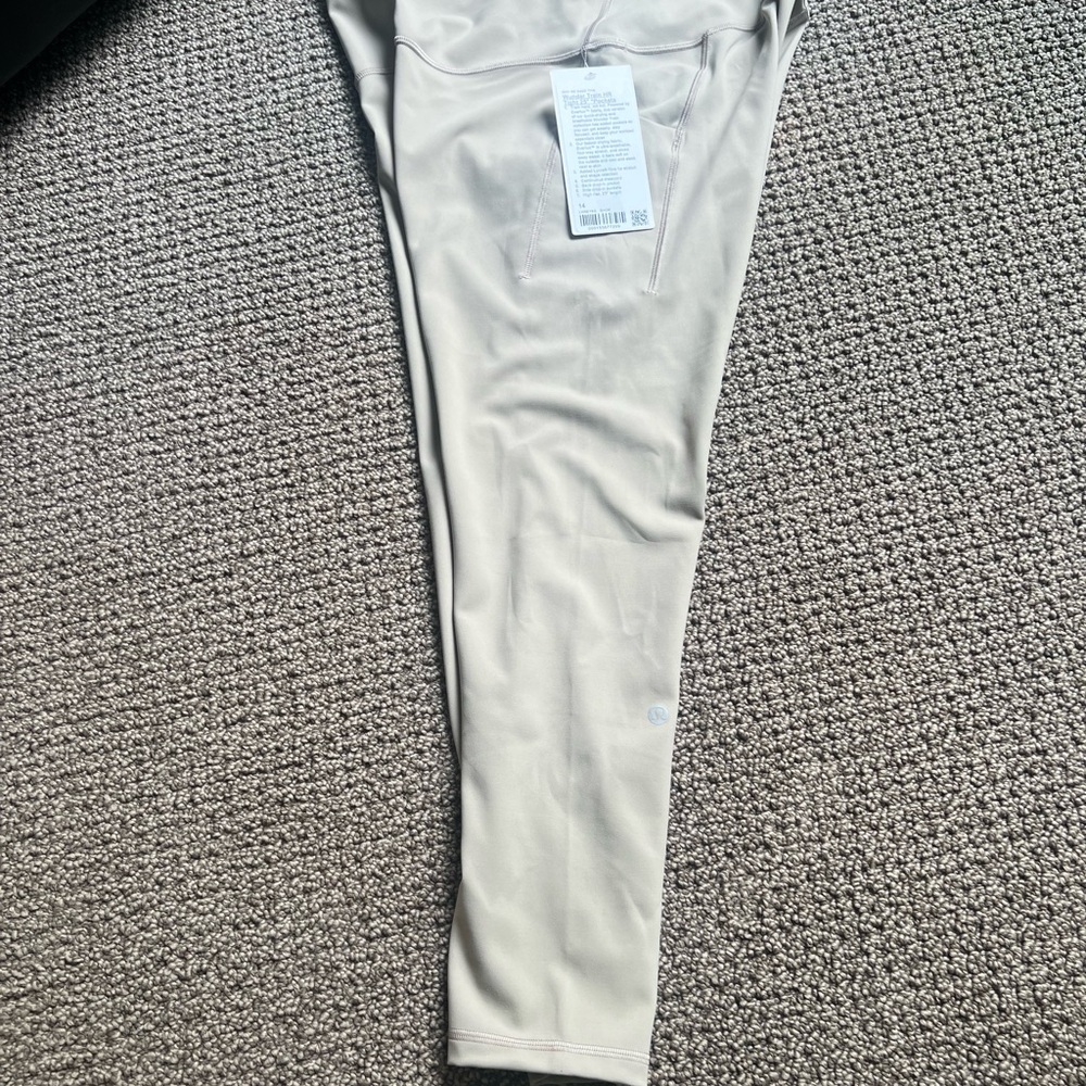 Lululemon Wunder Train HR 25”  Warm Ash Grey Leggings